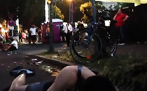 Public piss during street festival Manacle 6