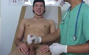 Men having check up with male doctor and gay fetish doctor diaper
