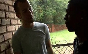 Blacks On Lads - Interracial Hardcore Gay Fuck Video 02
