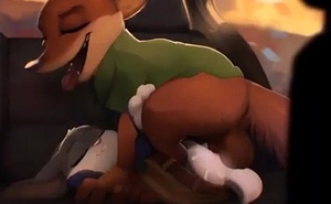 Zootopia influential yiff- Nick drops his hot sticky load in the air Judy.
