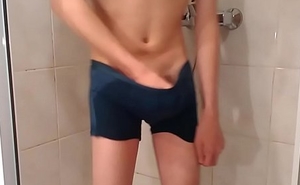 guy pissing in underwear