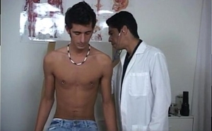 Brutal gay pornography  boy When an obstacle doc asked him to, he dropped his pants,