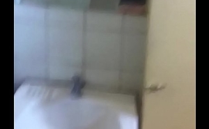 Jerk and cum in the university'_s restroom