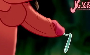 Hercules fucks AND creampies Aladdin (Gay Cartoon)