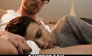 Daddy and little twink son movie night gay sex-gayzest com