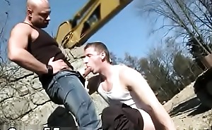 Gay beggar with erection in public video Men At Anal Work!