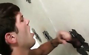 Amateur washed out gay dude gets team-fucked by black cocks 05