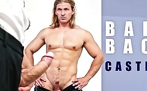 GAYWIRE - Brick Body Builder Flexes His Muscles And Gets Bareback Cock In His Ass