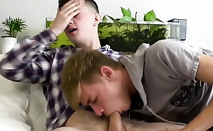 Straight step brother fucks gay twink family step brother with his horseshit and dildo